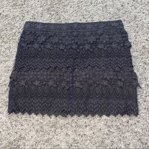 Like new AE gray lace skirt
